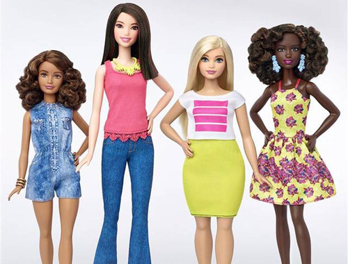 Barbie bebekler artık daha kıvrımlı!