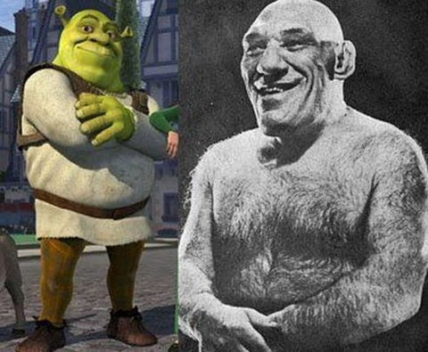 Sadece animasyon karakteri değil... İşte gerçek Shrek