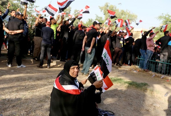 Şii liderin çağrısı Bağdat'ta Türkiye karşıtı gösteri