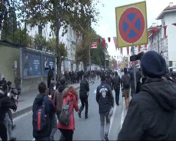 Şişli'de HDP'li gruba polis müdahale etti!