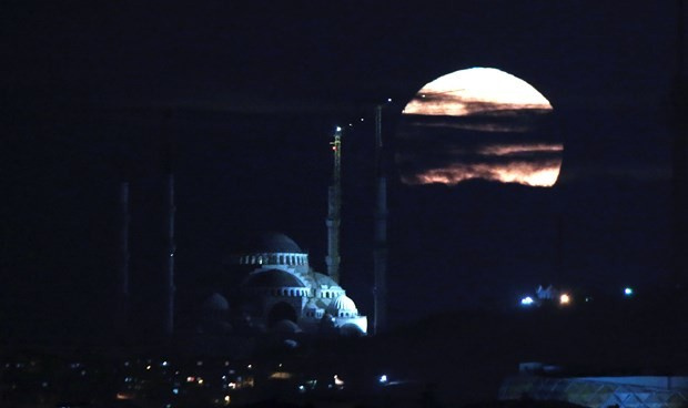 Türkiye'den Süper Ay manzaraları harika fotoğraflar