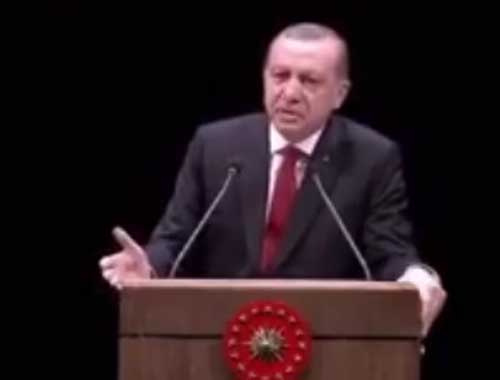 Erdoğan'a tezahürat yaparken hayatının şokunu yaşayan kadın