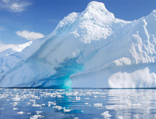 Güney Kutbu'ndaki buzul meğer