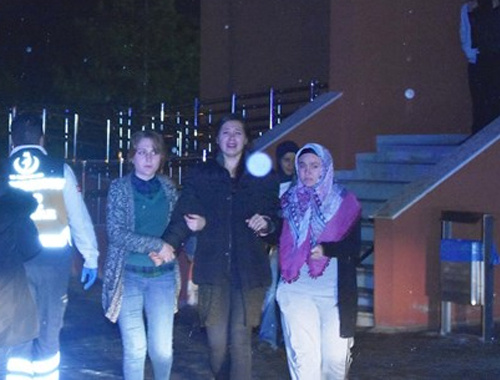 Konya'da öğrenci pansiyonunda yangın