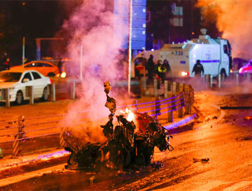 İstanbul'da patlama anı şok görüntüler!