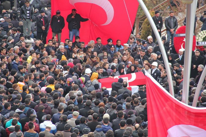 Beşiktaş saldırısı şehitleri son yolculuğuna uğurlandı