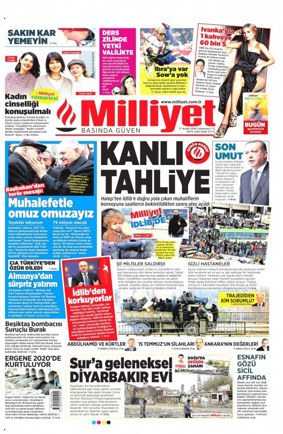 Gazete manşetleri Sözcü - Milliyet- Cumhuriyet ne yazdı?