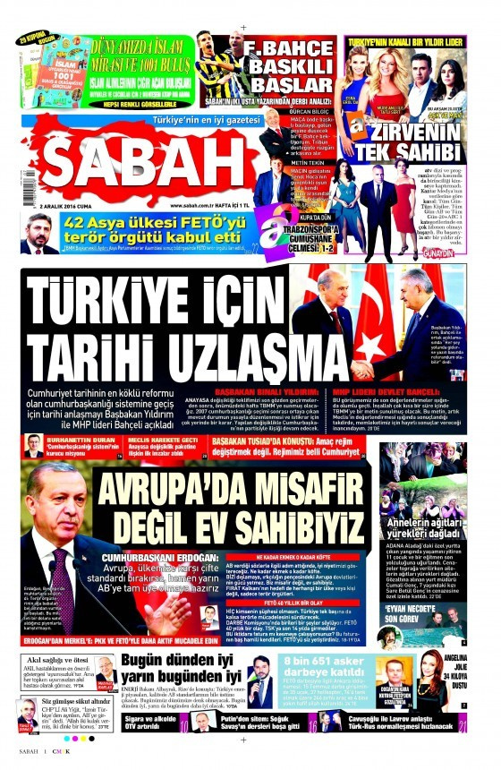 Gazete manşetleri Sözcü - Habertürk- Hürriyet ne yazdı?