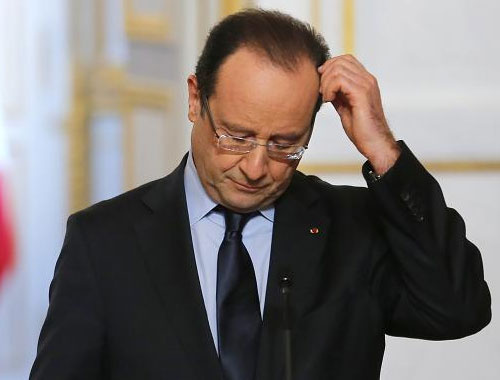 Hollande çekildi Fransa tarihde görülmemiş ilk!