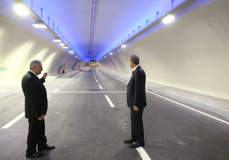 Avrasya Tüneli'nden ilk geçen Erdoğan oldu