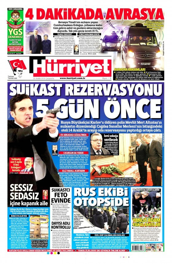 Gazete manşetleri Hürriyet - Sözcü - Cumhuriyet ne yazdı?