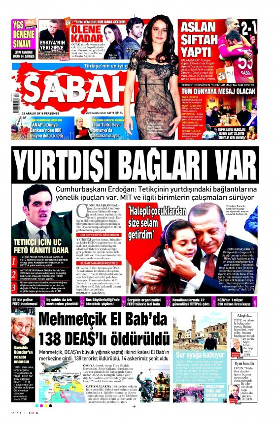 Gazete manşetleri Hürriyet - Sözcü - Cumhuriyet ne yazdı?