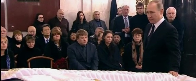 Rus Büyükelçi Andrey Karlov'a son veda eşi ve Putin...