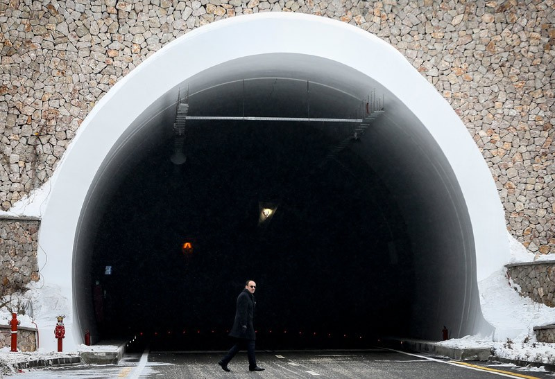 Trafiğe açılan en uzun tünel Ilgaz tasarımı göz doldurdu