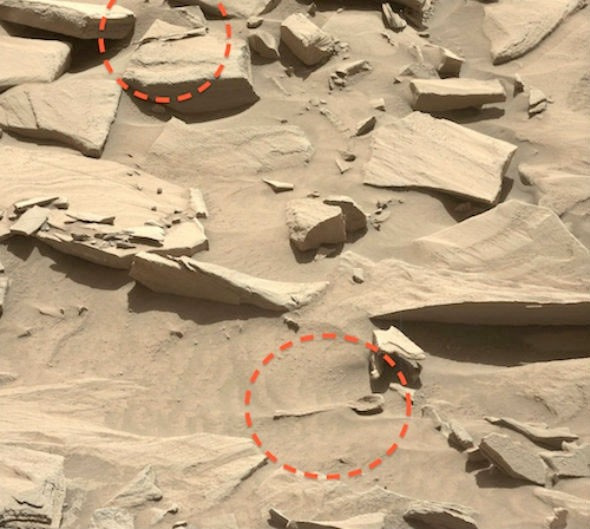 Mars'ta büyük bir kaşık bulundu haberi yanlış çıktı