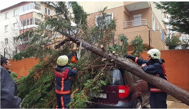 Kar gelmeden esareti geldi!