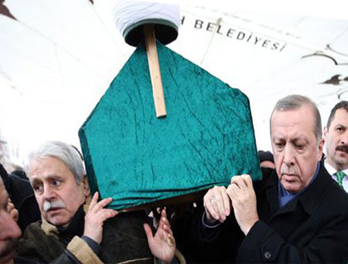 Cumhurbaşkanı Erdoğan da omuz verdi