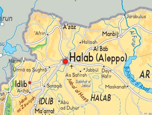 Halep son durum haritanın yüzde 70'i gitti köşeye sıkıştılar