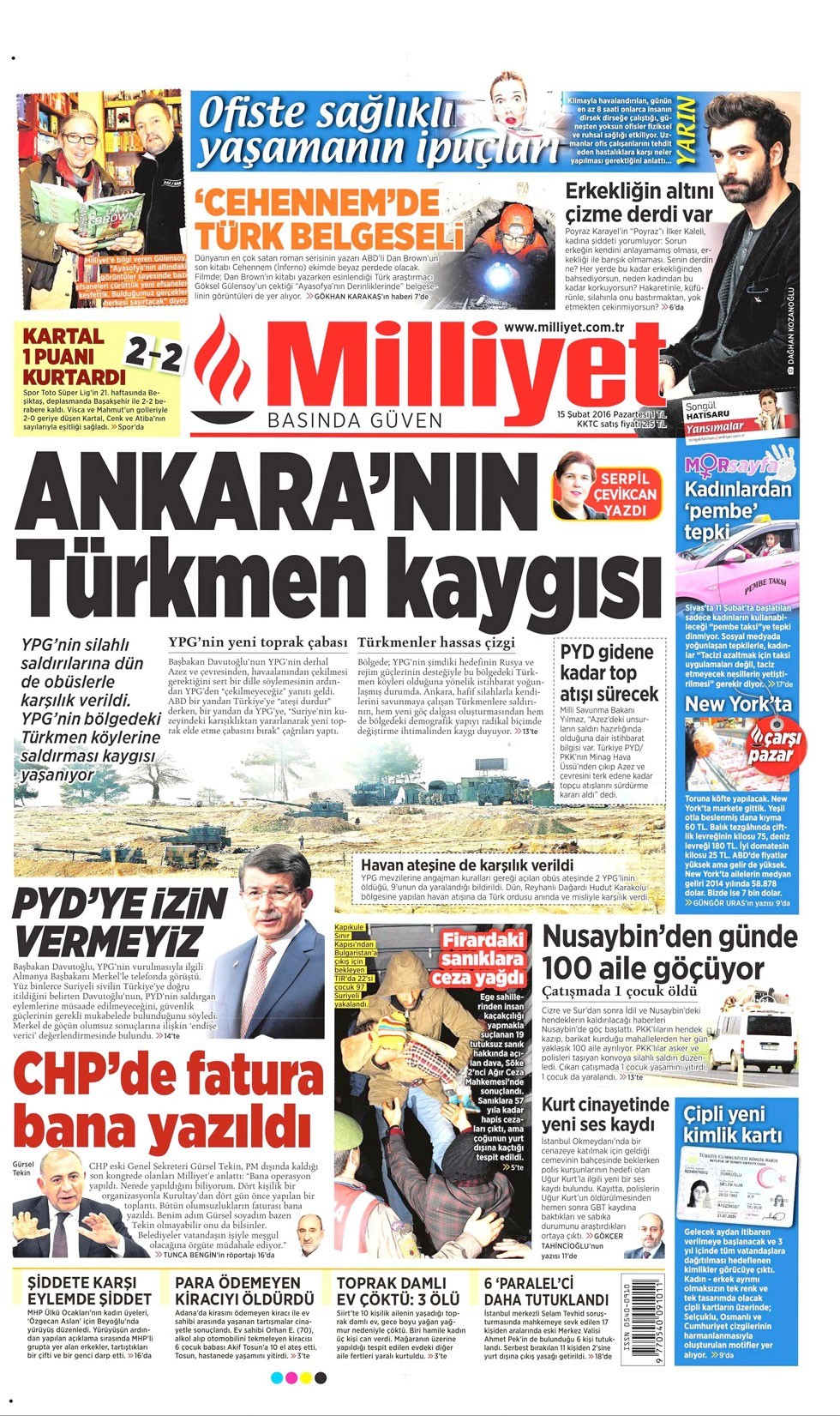 Gazete manşetleri - Hürriyet - Milliyet ve Sözcü ne yazdı?