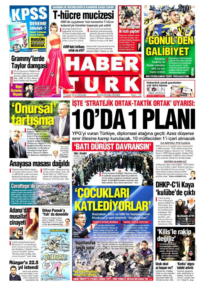 Gazete manşetleri - Hürriyet - Milliyet ve Sabah ne yazdı?