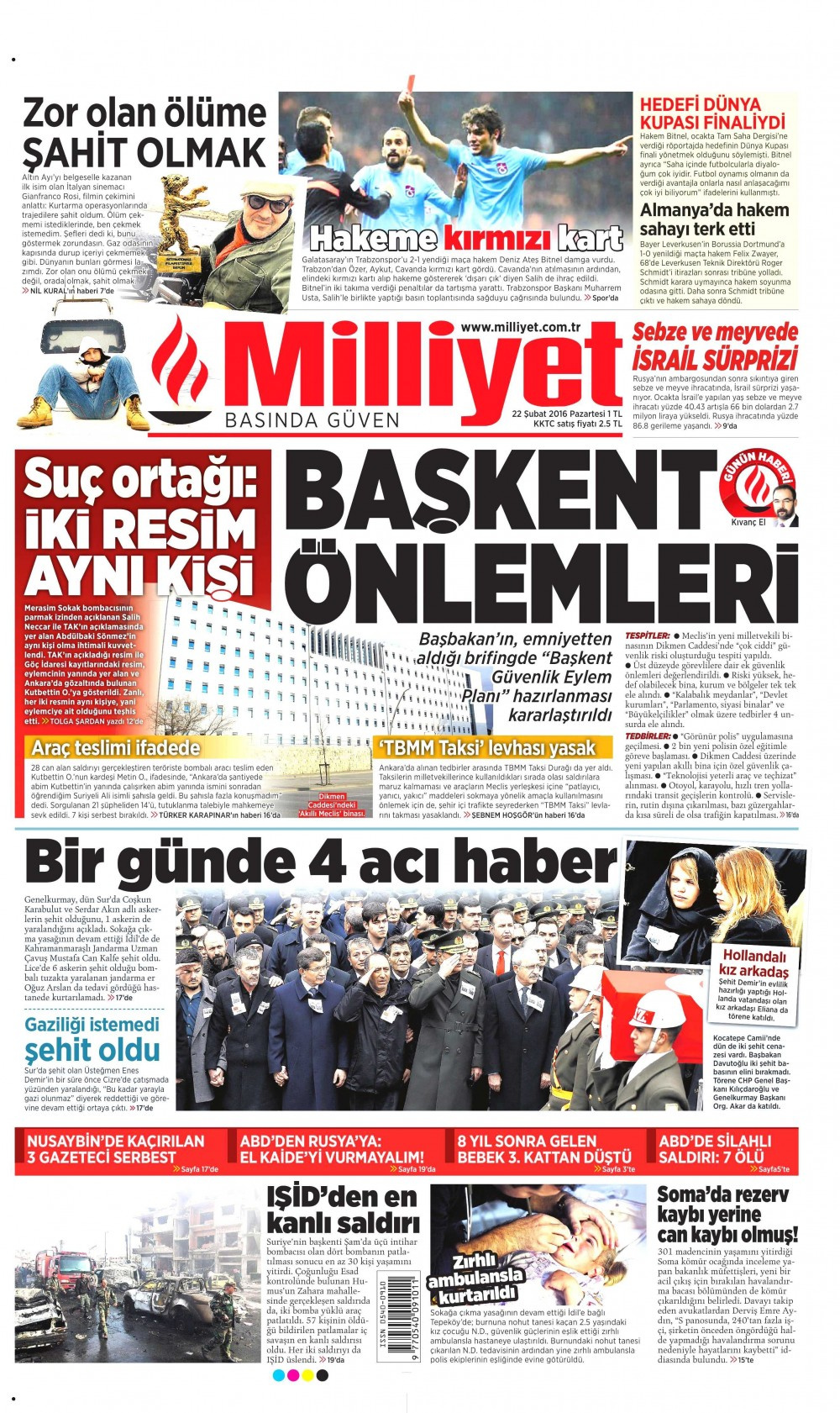 Gazete manşetleri Hürriyet - Milliyet ve Sözcü ne yazdı?