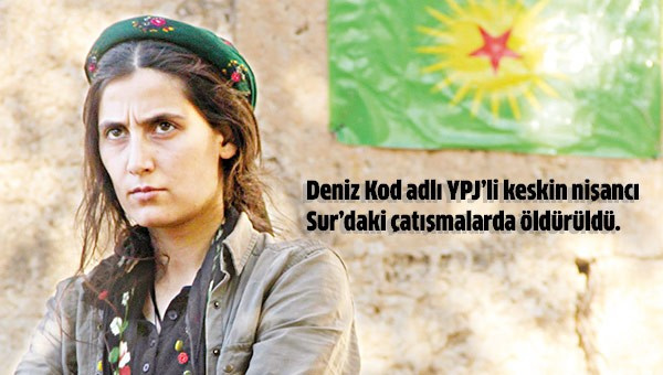 Sur'da ele geçirildi YPJ'li kadın teröristin fotoğrafları