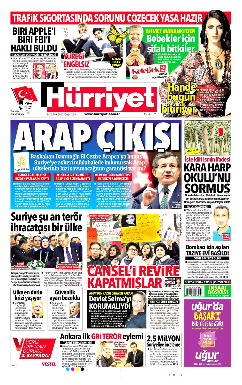 Gazete manşetleri Hürriyet - Milliyet ve Sabah ne yazdı?