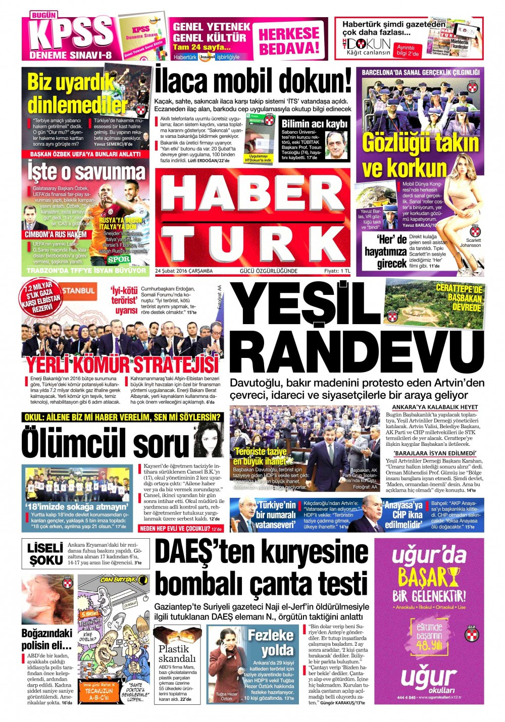 Gazete manşetleri Hürriyet - Milliyet ve Sabah ne yazdı?