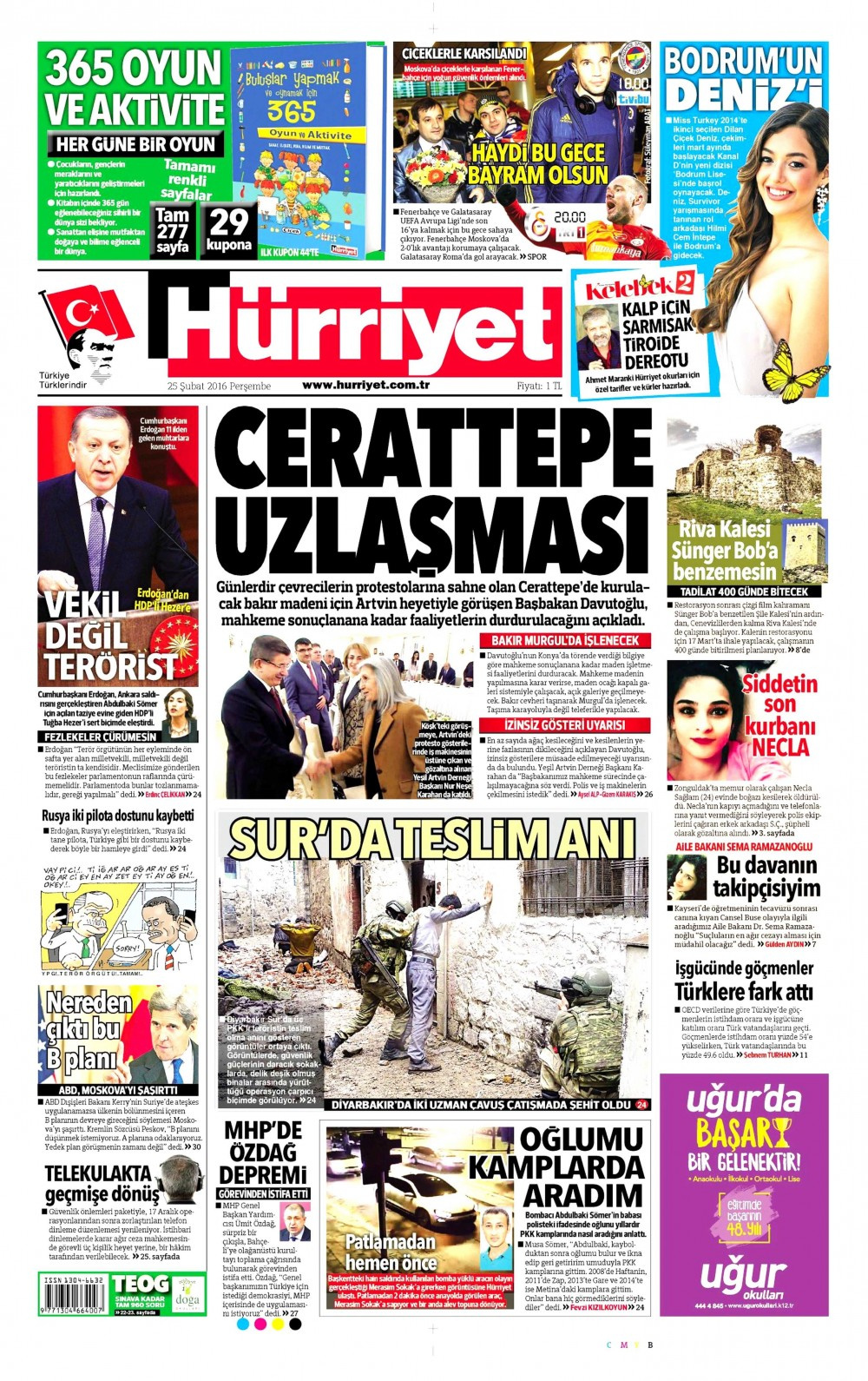 Gazete manşetleri Hürriyet - Milliyet ve Sözcü ne yazdı?