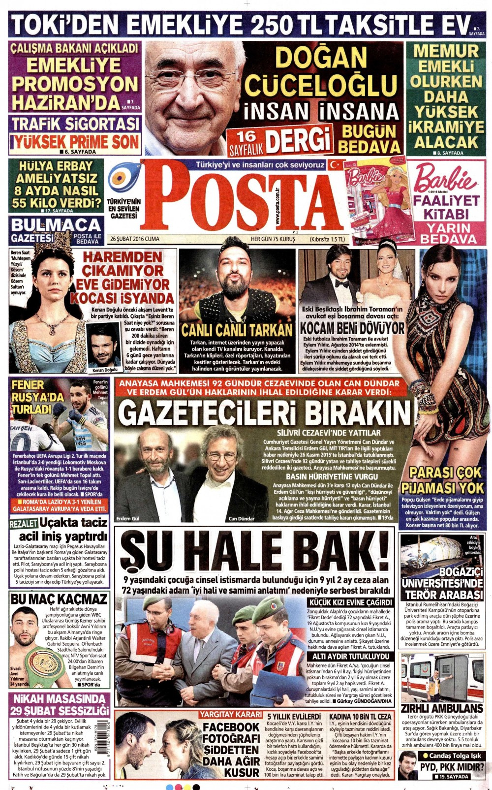 Gazete manşetleri Hürriyet - Milliyet ve Sabah ne yazdı?