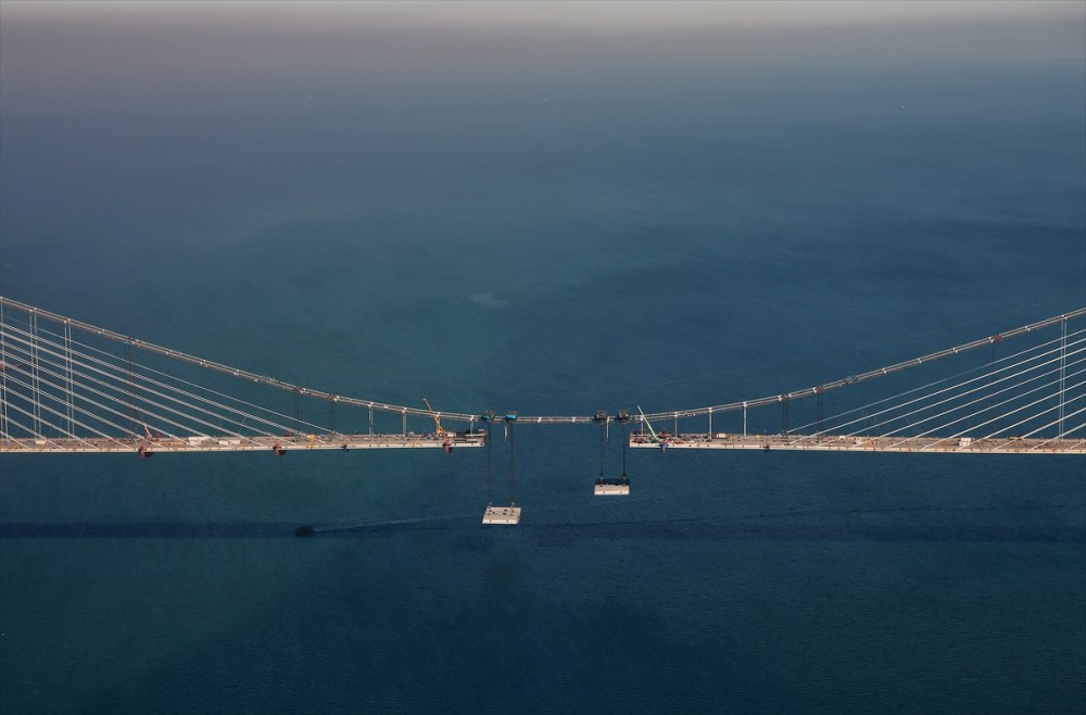 Yavuz Sultan Selim Köprüsü havadan görüntülendi