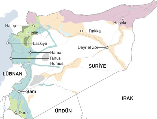 Suriye savaşı bitti mi ateşkes öncesi son harita