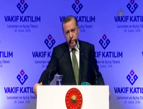 Erdoğan Vakıf Katılım'ın Açılış Töreni'ne katıldı