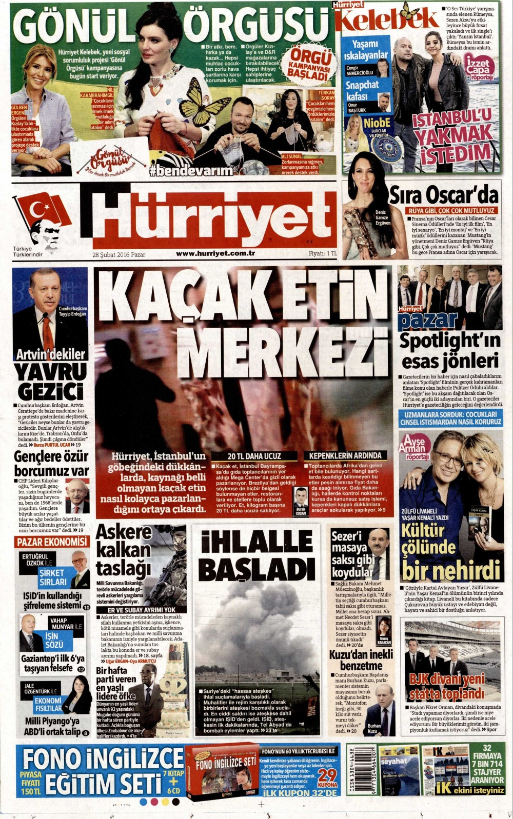 Gazete manşetleri Hürriyet - Milliyet ve Sabah ne yazdı?