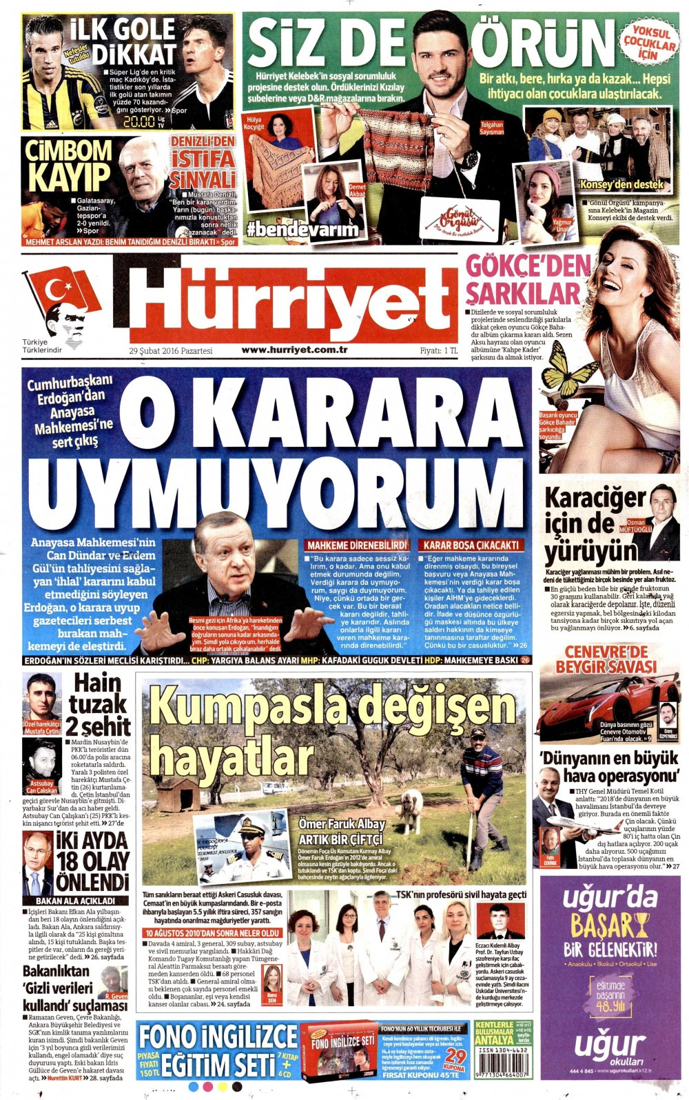 Gazete manşetleri Hürriyet - Star ve Sözcü ne yazdı?