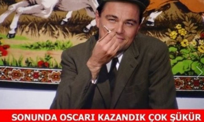 Leonardo Oscar'ı aldı capsleri patladı!