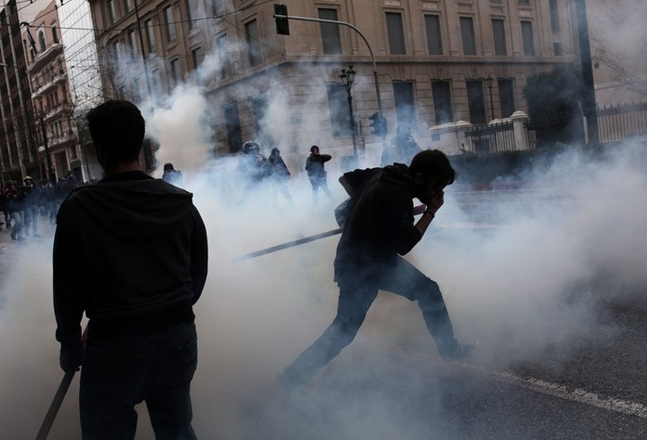 Yunanistan'da dev protesto