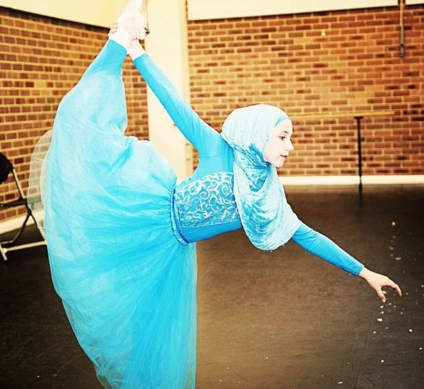 Onun hedefi ilk 'Müslüman  balerin' olmak