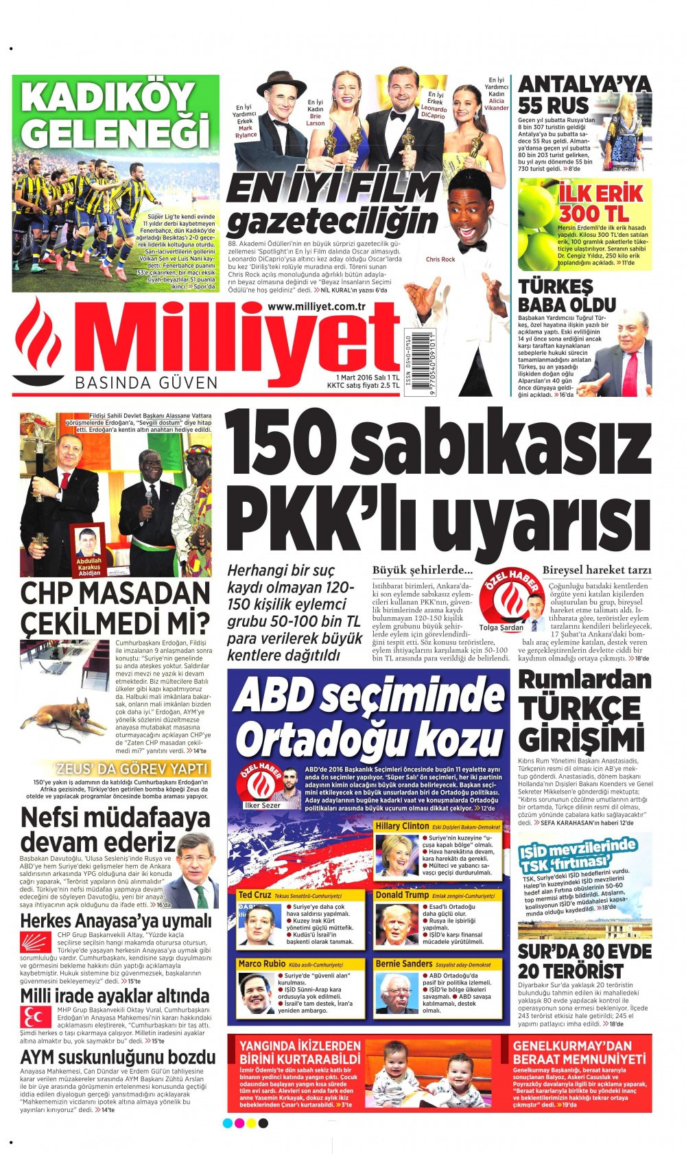 Gazete manşetleri Hürriyet - Milliyet ve Sözcü ne yazdı?