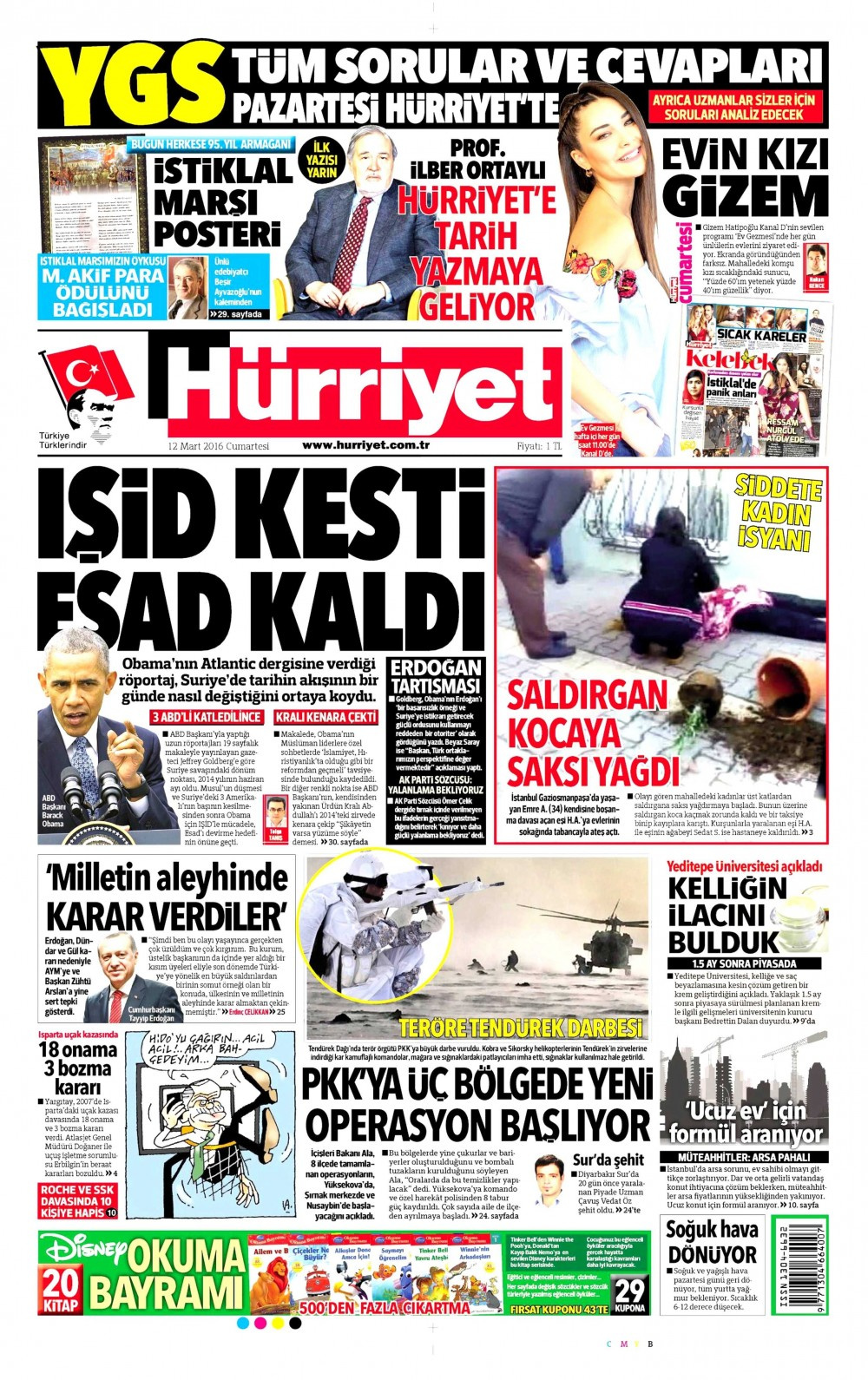 Gazete manşetleri Hürriyet - Sabah ve Habertürk ne yazdı?