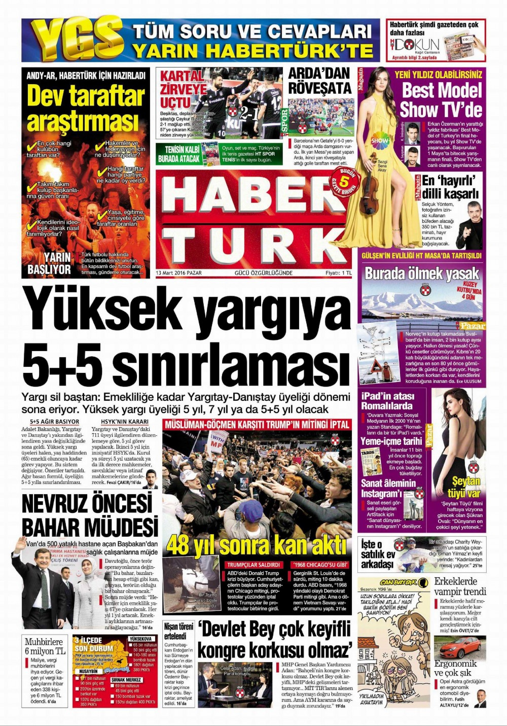 Gazete manşetleri Hürriyet - Sabah ve Habertürk ne yazdı?