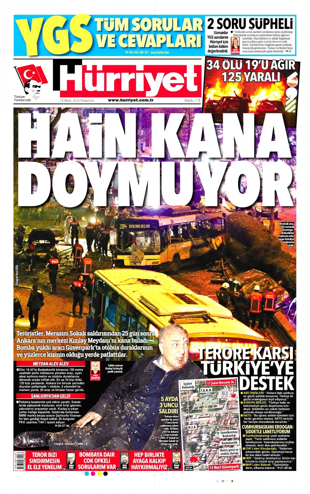 Gazete manşetleri Hürriyet - Milliyet ve Sabah ne yazdı?