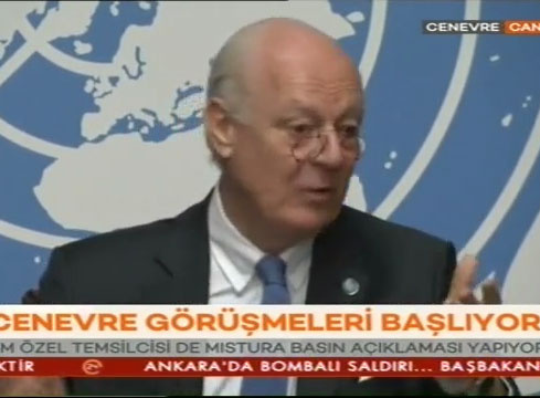 Muhabirlerden Mistura'nın sorusuna yanlış cevap