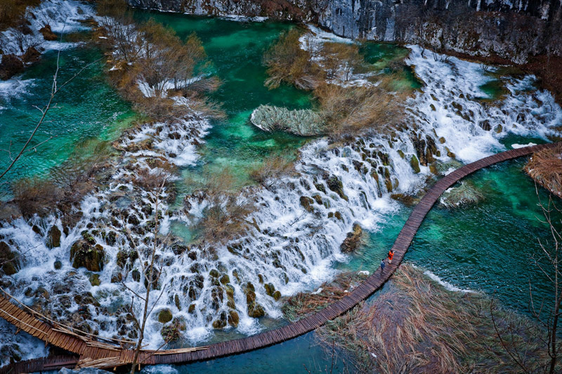 Plitvice Milli Parkı görenleri büyülüyor!