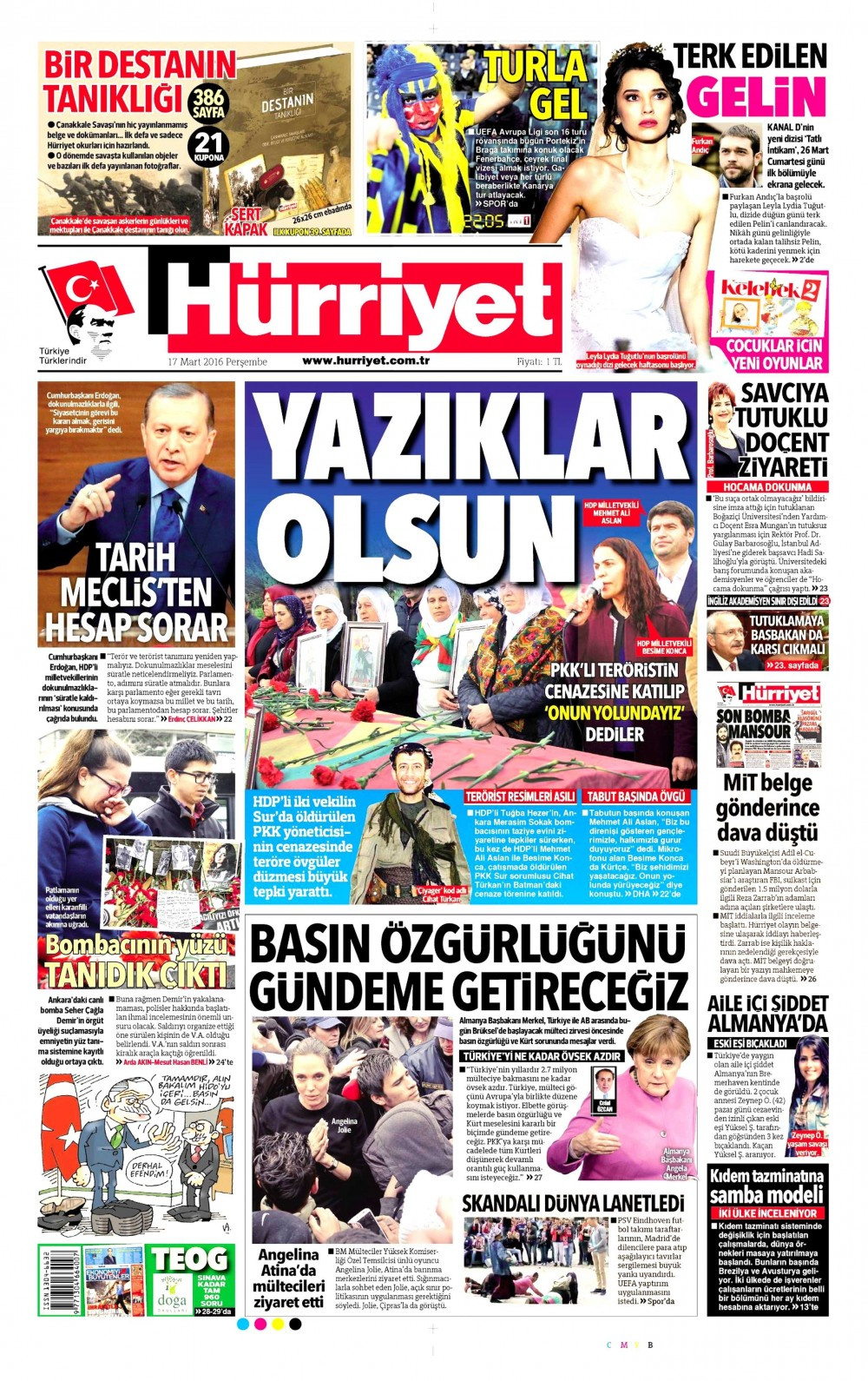 Gazete manşetleri Hürriyet - Star ve Sözcü ne yazdı?
