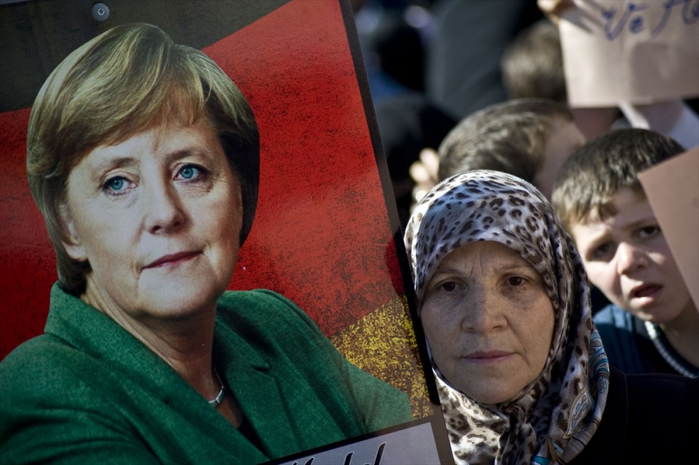 Kilis'te 2 bin kadından Merkel'e davet!