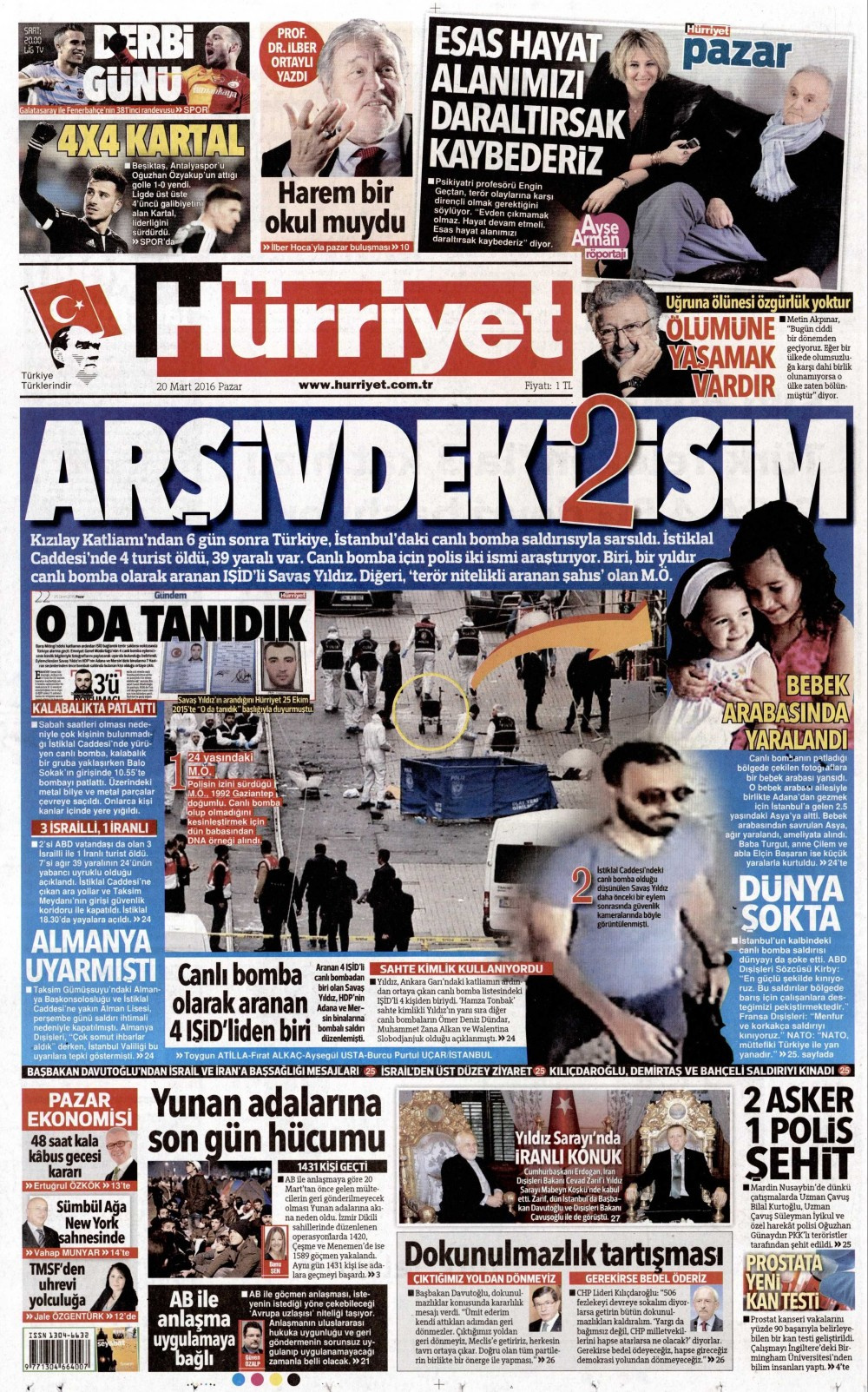 Gazete manşetleri Hürriyet - Sözcü ve Sabah ne yazdı?