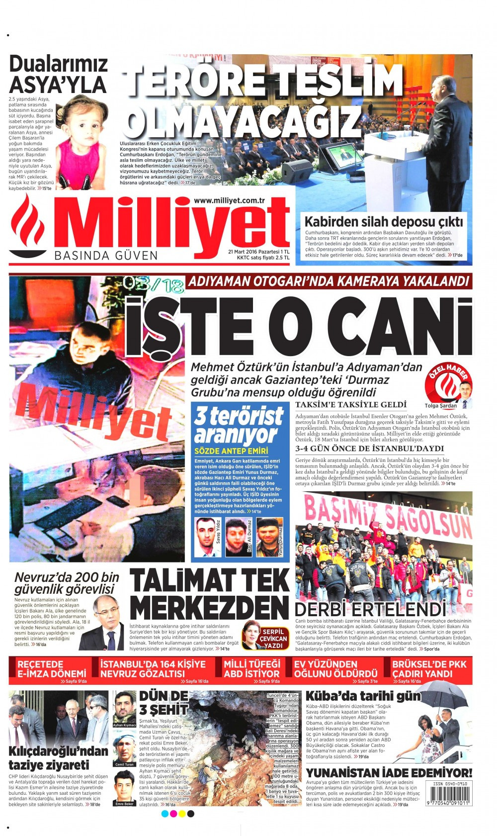 Gazete manşetleri Hürriyet - Milliyet ve Sabah ne yazdı?