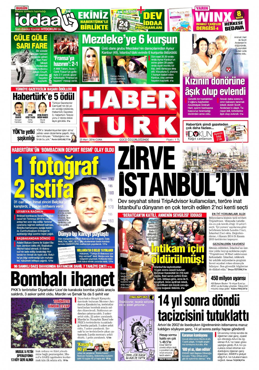 Gazete manşetleri Hürriyet - Milliyet ve Sabah ne yazdı?