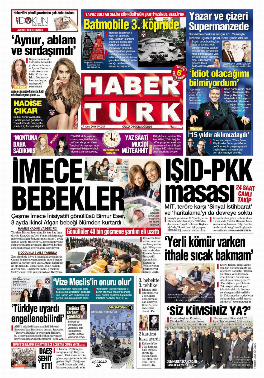 Gazete manşetleri Hürriyet - Milliyet ve Star ne yazdı?